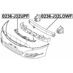 Front Cowling - FEBEST 0236J32UPF