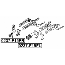Mounting Bracket Bumper - FEBEST 0237F15FR