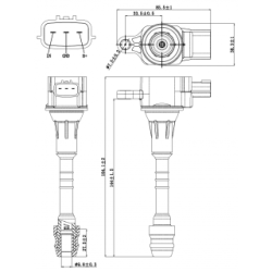 Ignition Coil - FEBEST 02640003