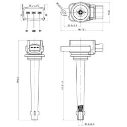 Ignition Coil - FEBEST 02640004