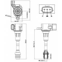 Ignition Coil - FEBEST 02640006