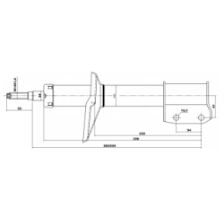 Shock Absorber - FEBEST 02661286F