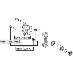 Guide Bolt Brake Caliper - FEBEST 0274T32RKIT