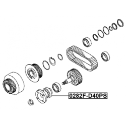 Flange Transfer Case - FEBEST 0282FD40PS