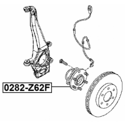 Wheel Hub - FEBEST 0282Z62F