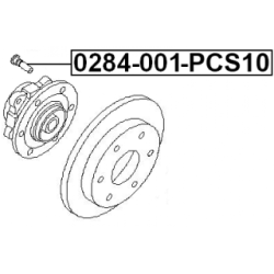 Wheel Stud - FEBEST 0284001PCS10