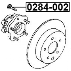 Wheel Stud - FEBEST 0284002