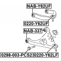 Fastening Bolt Control Arm - FEBEST 0298003PCS2