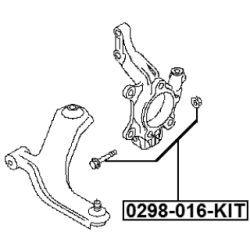 Camber Correction Screw - FEBEST 0298016KIT