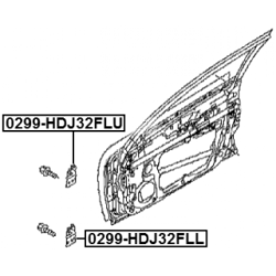 Door Hinge - FEBEST 0299HDJ32FLU