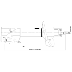 Shock Absorber - FEBEST 03110002FL