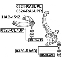 Ball Joint - FEBEST 0320RA6D