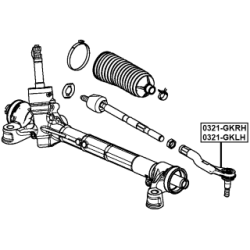 Tie Rod End - FEBEST 0321GKRH