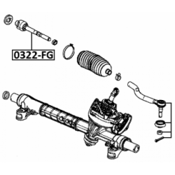 Inner Tie Rod - FEBEST 0322FG