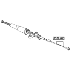 Inner Tie Rod - FEBEST 0322KE
