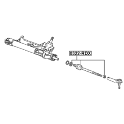 Inner Tie Rod - FEBEST 0322RDX
