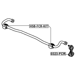 Link Coupling Rod Stabiliser Bar - FEBEST 0323FCR