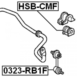 Link Coupling Rod Stabiliser Bar - FEBEST 0323RB1F