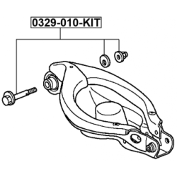 Camber Correction Screw - FEBEST 0329010KIT