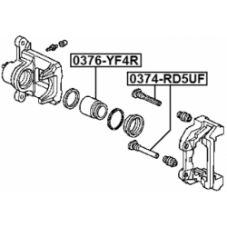 Piston Brake Caliper - FEBEST 0376YF4R