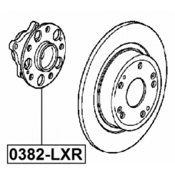 Wheel Hub - FEBEST 0382LXR