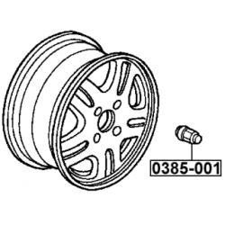 Wheel Nut - FEBEST 0385001