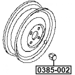 Wheel Nut - FEBEST 0385002