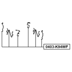 Accessory Kit Disc Brake Pad - FEBEST 0403K94WF