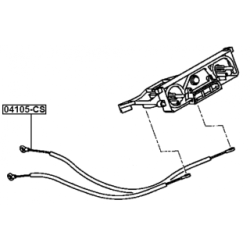 Cable Heater Flap - FEBEST 04105CS