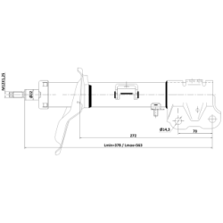 Shock Absorber - FEBEST 04110007FL