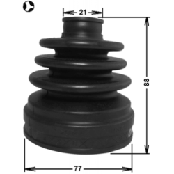 Bellow Drive Shaft - FEBEST 0415CU4WT