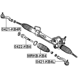Tie Rod End - FEBEST 0421KB4L