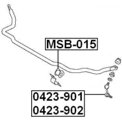 Link Coupling Rod Stabiliser Bar - FEBEST 0423902