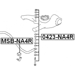 Link Coupling Rod Stabiliser Bar - FEBEST 0423NA4R