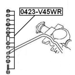 Link Coupling Rod Stabiliser Bar - FEBEST 0423V45WR