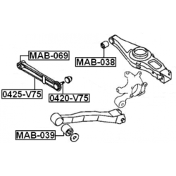 Control Trailing Arm Wheel Suspension - FEBEST 0425V75