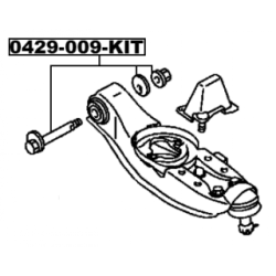 Camber Correction Screw - FEBEST 0429009KIT