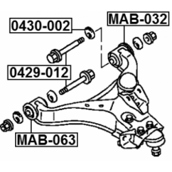 Camber Correction Screw - FEBEST 0429012