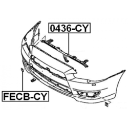 Front Cowling - FEBEST 0436CY