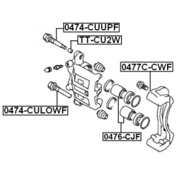 Guide Bolt Brake Caliper - FEBEST 0474CULOWF