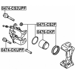 Repair Kit Brake Caliper - FEBEST 0475CS2F