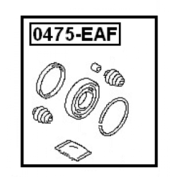 Repair Kit Brake Caliper - FEBEST 0475EAF