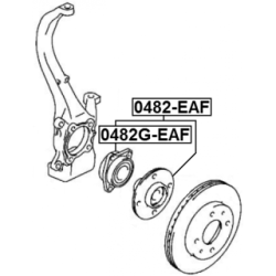 Wheel Hub - FEBEST 0482GEAF