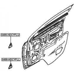 Door Hinge - FEBEST 0499HDCYFLL