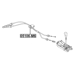Cable Pull Manual Transmission - FEBEST 05106M6