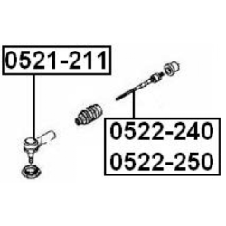 Tie Rod End - FEBEST 0521211