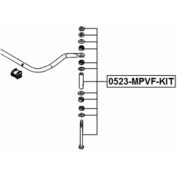 Link Coupling Rod Stabiliser Bar - FEBEST 0523MPVFKIT