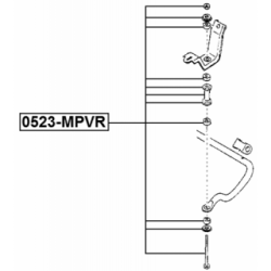 Link Coupling Rod Stabiliser Bar - FEBEST 0523MPVR