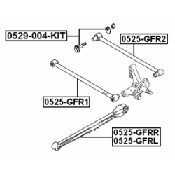 Camber Correction Screw - FEBEST 0529004KIT