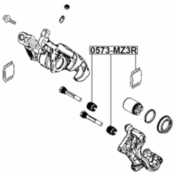 Bellow Brake Caliper Guide - FEBEST 0573MZ3R